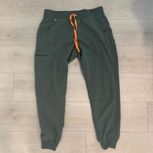 Figs Olive Green Jogger Scrub Pant
